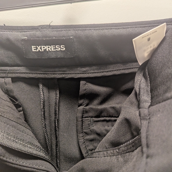 Express Editor Mid-rise Flare Pant Size 8 Black - Picture 5 of 7